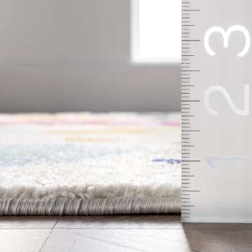 nuLOOM Pinkie Handprint Kids Area Rug, 5x8, Multi