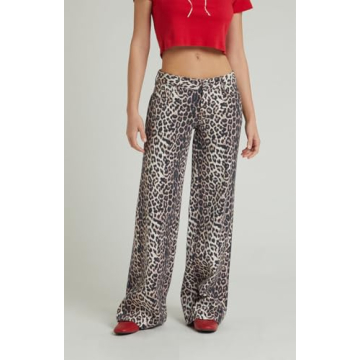 Shop PacSun Women's Leopard Baggy Jeans Today!