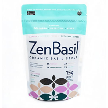 Zen Basil Seeds Organic Superfood High in Fiber