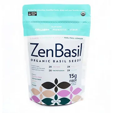 Zen Basil Seeds Organic Superfood High in Fiber