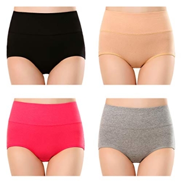 Comfortable High Waisted Cotton Panties for Recovery