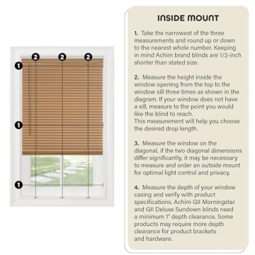 Cordless Light Filtering Mini Blinds - 23" x 42" Pearl White