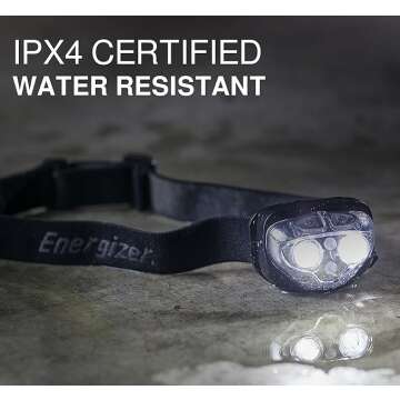 Energizer Rechargeable LED Headlamp Pro400 - Waterproof