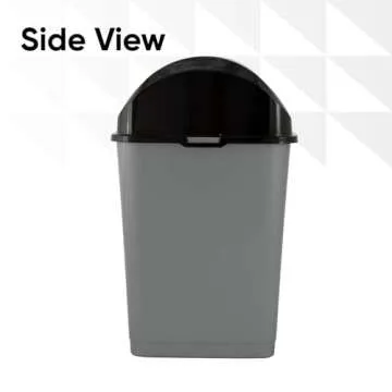 Buy Superio Small Trash Can with Lid 4.5 Gallon Efficient Waste Bin