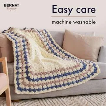 Bernat Sheepy Brown Bear Yarn - 2 Pack of 250g/8.8oz - Nylon - 6 Super Bulky - 149 Yards - Knitting, Crocheting & Crafts