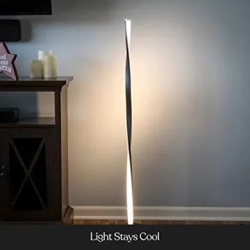 Brightech Helix LED Floor Lamp with Dimmable Brightness
