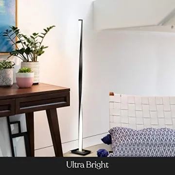 Brightech Helix LED Floor Lamp with Dimmable Brightness