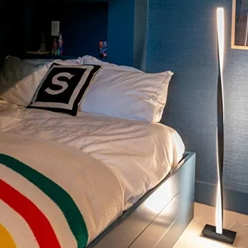 Brightech Helix LED Floor Lamp with Dimmable Brightness