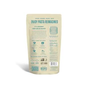 It’s Skinny Low Carb Pasta - Pre-cooked Italian Pappardelle Pasta, Konjac Shirataki Noodles, Gluten Free Pasta, Vegan and Keto-Friendly (6-pack)