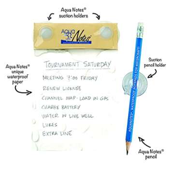 Aqua Boat Notes Waterproof Notepad
