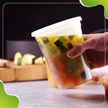 Deli Containers - 40 Sets Leakproof, Microwaveable & Durable