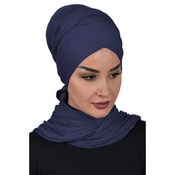 Stylish Aisha's Design Instant Turban Hijab Scarves