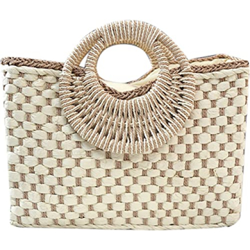 Stylish QZUnique Hand-woven Straw Bag for Everyday Use