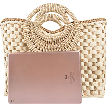 Stylish QZUnique Hand-woven Straw Bag for Everyday Use