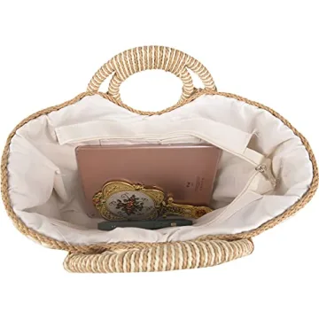 Stylish QZUnique Hand-woven Straw Bag for Everyday Use