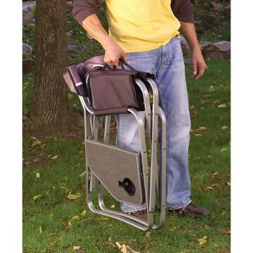 Coleman Camp Chair with Side Table for Outdoor Use