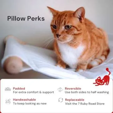 7 Ruby Road Wall Mounted Cat Wall Hammock for Cats