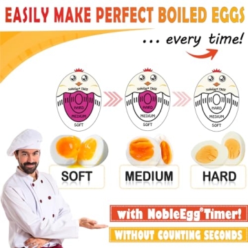 NobleEgg Timer for Perfect Boiled Eggs Every Time