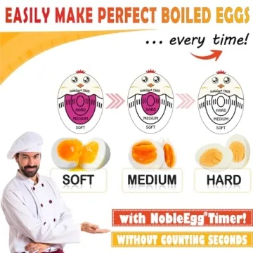 NobleEgg Timer for Perfect Boiled Eggs Every Time