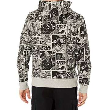 Amazon Essentials Disney | Marvel | Star Wars Men's Fleece Pullover Hoodie Sweatshirts (Available in...