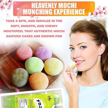 Fusion Select Japanese Mochi Fruit Daifuku Japanese Desert Sweet Rice Cake Fruit Mochi Daifuku 240g/ 8.46oz (Strawberry Flavor, 8.46 Ounce)