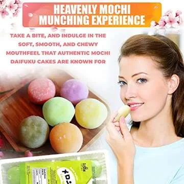 Fusion Select Japanese Mochi Fruit Daifuku Japanese Desert Sweet Rice Cake Fruit Mochi Daifuku 240g/ 8.46oz (Strawberry Flavor, 8.46 Ounce)