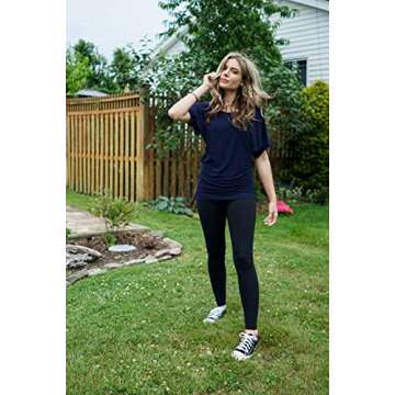 Free to Live 3 Pack Dolman Short Sleeve Business Casual Tops for Women Shirts Fall Dressy Tunic (XL, Black, Charcoal, Navy)