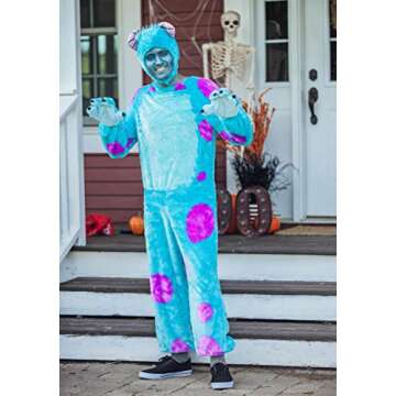 Disguise mens Sulley Costume, Blue, X-Large