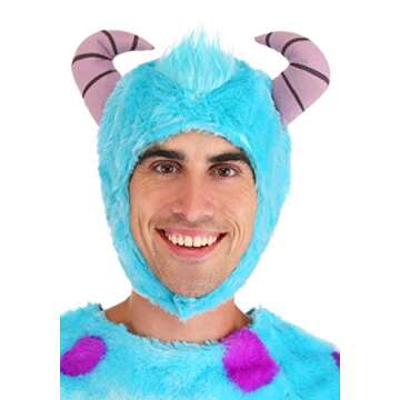 Disguise mens Sulley Costume, Blue, X-Large