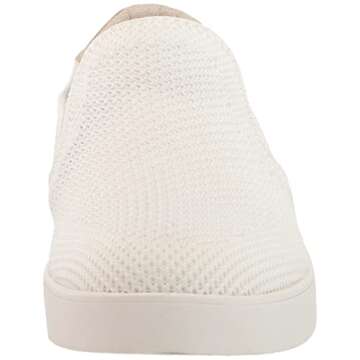 Dr. Scholl's Shoes Women's Madison Sneaker, White Knit, 8.5