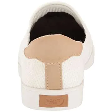 Dr. Scholl's Shoes Women's Madison Sneaker, White Knit, 8.5