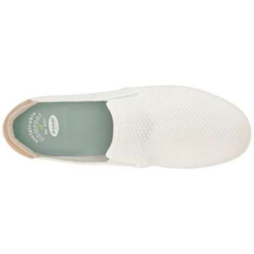 Dr. Scholl's Shoes Women's Madison Sneaker, White Knit, 8.5