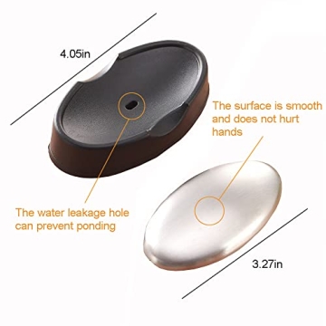 Stainless Steel Soap Bar - 5 Pack for Odor Removal