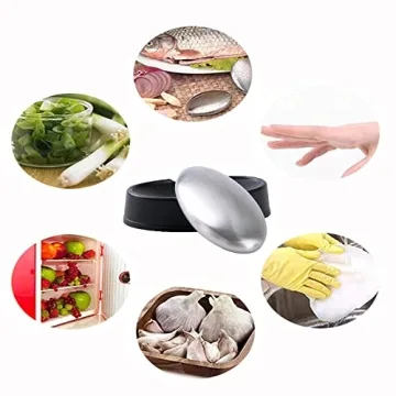 Stainless Steel Soap Bar - 5 Pack for Odor Removal