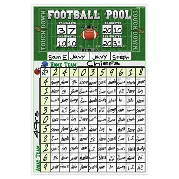 Football Pool Poster for Epic Game Day Fun
