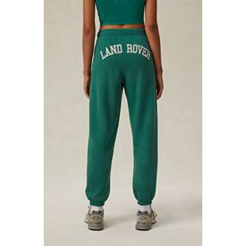 Land Rover Women's Institutional Classic Sweatpants - Hunter Green size Large
