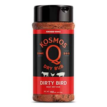 Kosmos Q BBQ Rub Variety Flavors, 8 Piece Assortment