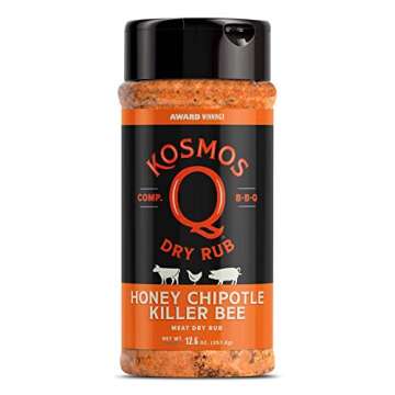 Kosmos Q BBQ Rub Variety Flavors, 8 Piece Assortment