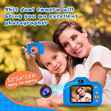 Kids Selfie Camera Gift for Ages 3-9 - Seckton Upgrade