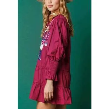 ZENMANCHEN Sequin Skirt Nutcracker Shirt Dress Holiday Dresses for Women Christmas Skirt Nutcracker Sweatshirt Cute Clothes