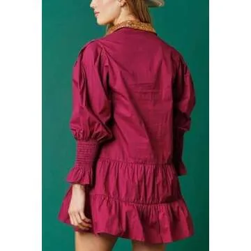 ZENMANCHEN Sequin Skirt Nutcracker Shirt Dress Holiday Dresses for Women Christmas Skirt Nutcracker Sweatshirt Cute Clothes