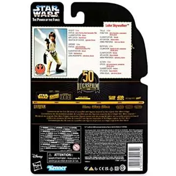 Star Wars Lucas Film 50th Anniversary Black Series "Power of the Force" 6" Action Figure Luke Skywalker