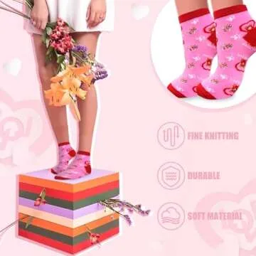 Cute Heart Socks Gift Set for Valentine’s Day