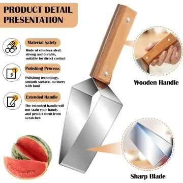 Triangle Watermelon Cutter - Stainless Steel Kitchen Tool