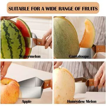 Triangle Watermelon Cutter - Stainless Steel Kitchen Tool