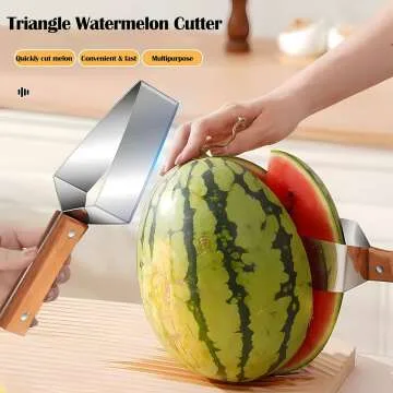 Triangle Watermelon Cutter - Stainless Steel Kitchen Tool