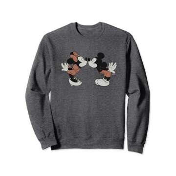 Disney Mickey & Minnie Mouse Sweet Smooch Valentine’s Day Sweatshirt