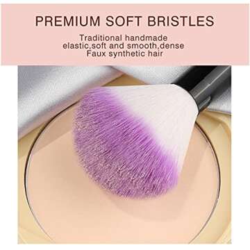 Makeup Brushes, VANDER Professional 32pcs Foundation, Concealer, Eyeshadow & Eyeliner Cosmetic Brush Set, Purple (Cosmetic Bag Not Included)