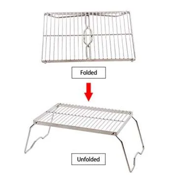 CAMPMAX Campfire Grill - Portable Camping Essential