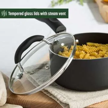 Goodful Ceramic Nonstick Cookware Set - Premium Quality